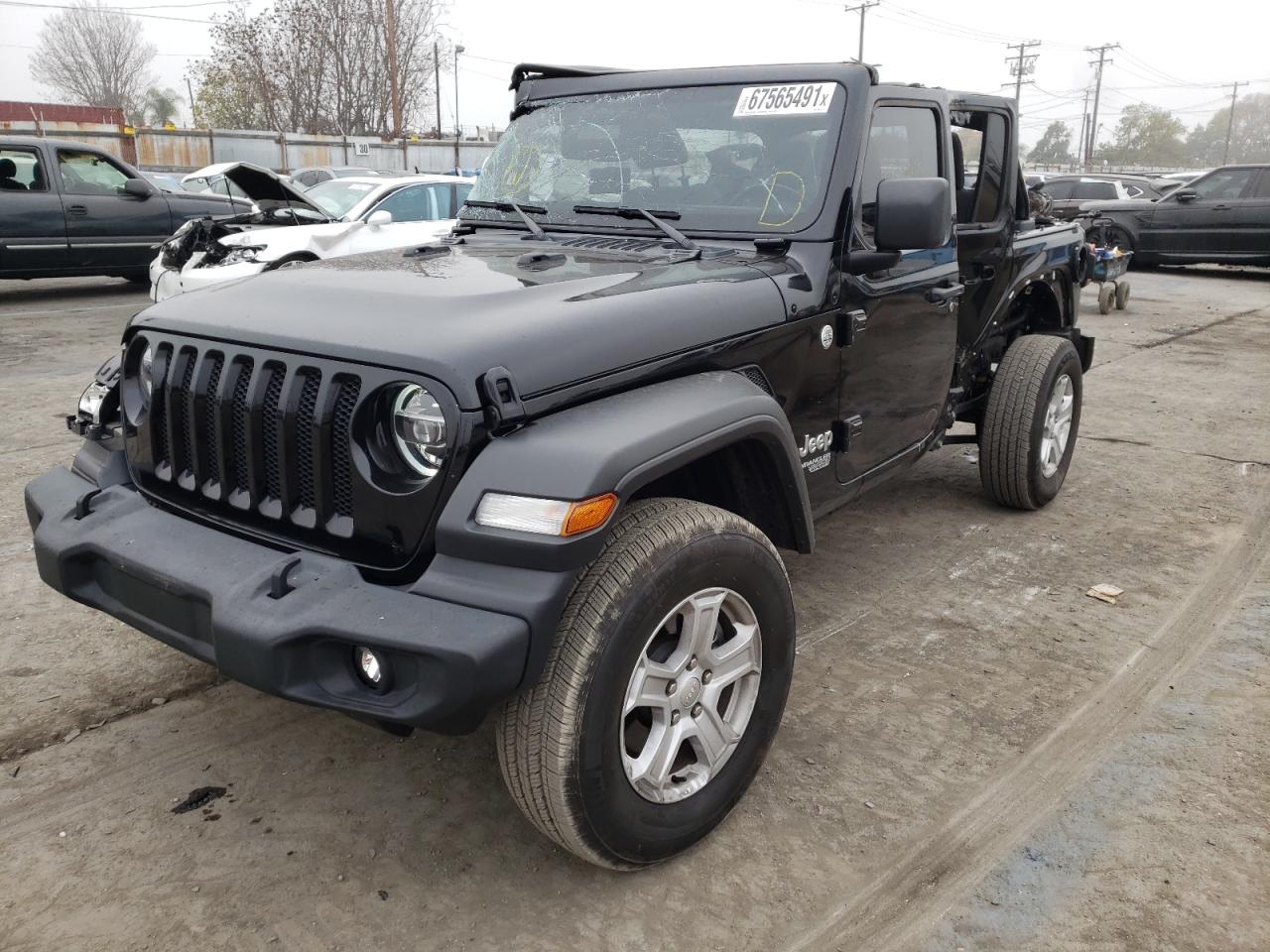 Photo 2 from auction – 2020 JEEP WRANGLER U with VIN 1C4HJXDMXLW308445