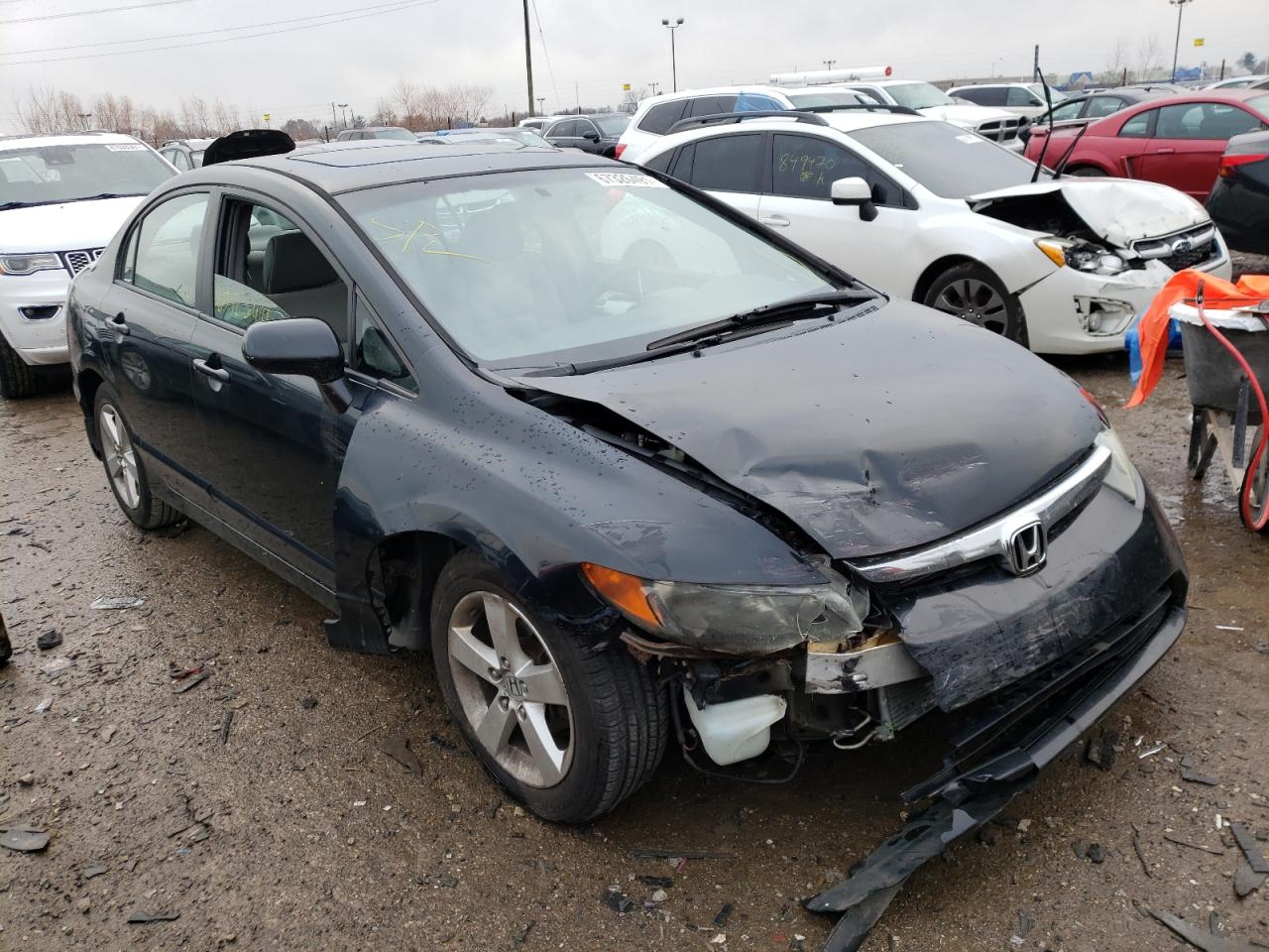 HONDA CIVIC EX 2007 with VIN 1HGFA16817L080056 - Photo from auction