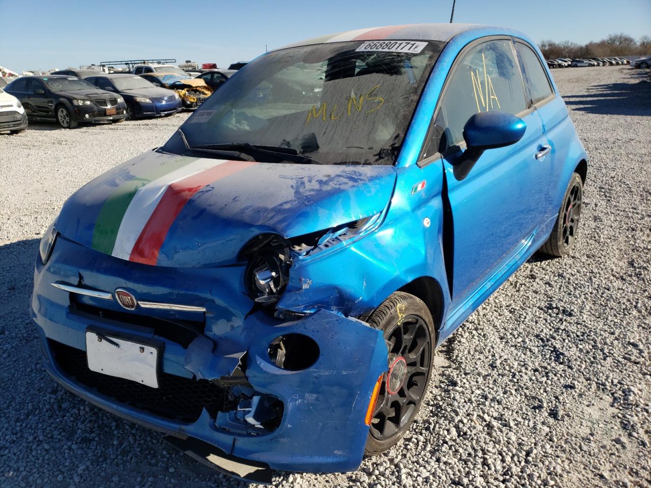 Photo 2 from auction – 2015 FIAT 500 SPORT with VIN 3C3CFFBR3FT653402