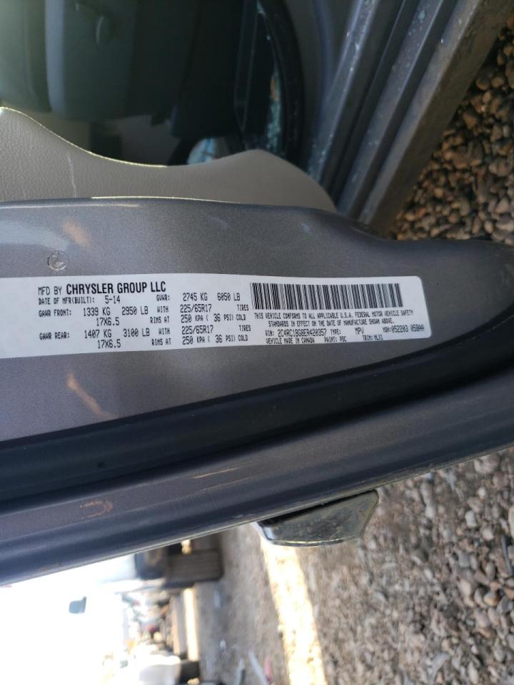Photo 10 from auction – 2014 CHRYSLER TOWN & COU with VIN 2C4RC1BG8ER420357