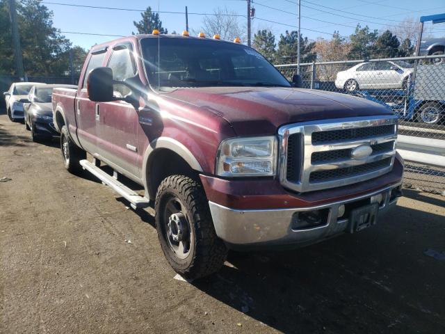 FORD F250 SUPER 2005 with VIN 1FTSW21P45EB21879 - Photo from auction