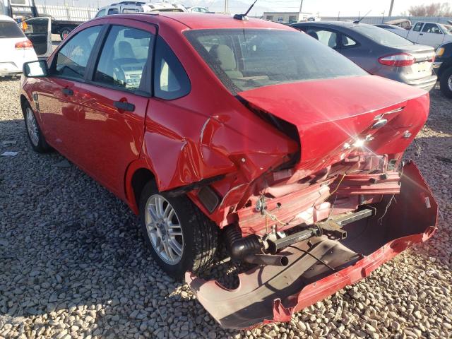 Photo 3 from auction – 2008 FORD FOCUS SE with VIN 1FAHP35N98W225052