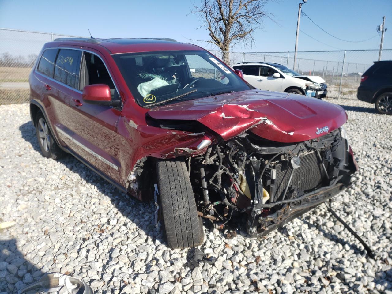 JEEP GRAND CHER 2012 with VIN 1C4RJFAG3CC201106 - Photo from auction