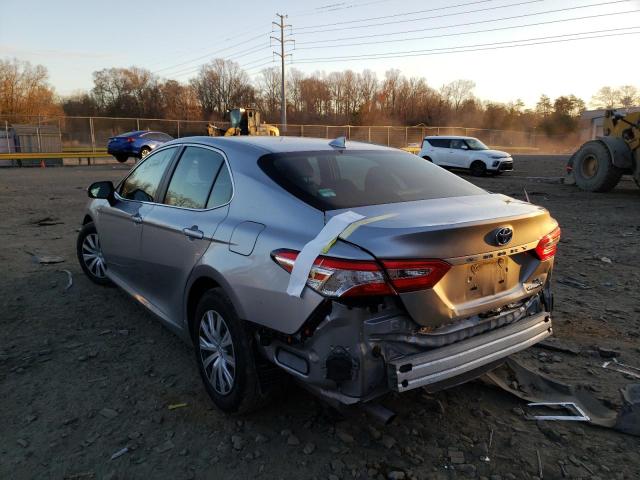 Photo 3 from auction – 2020 TOYOTA CAMRY LE with VIN 4T1E31AKXLU525577