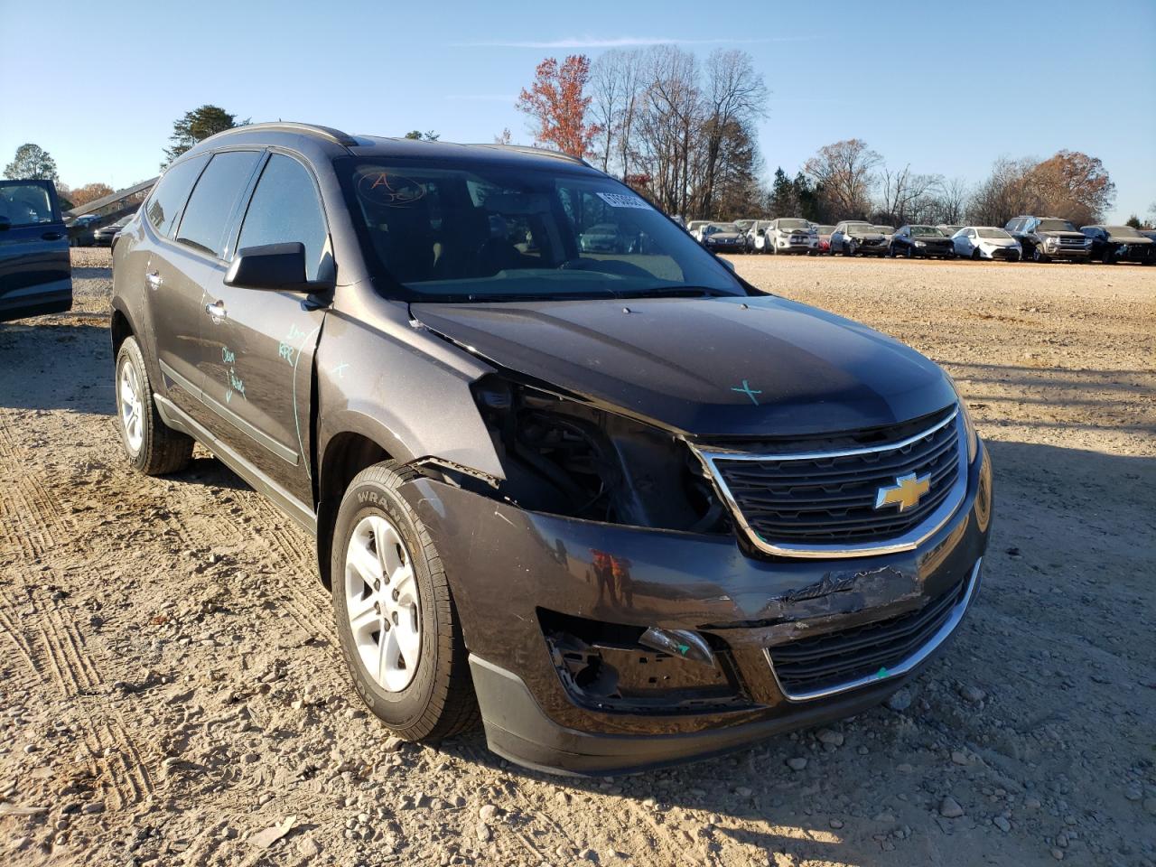 CHEVROLET TRAVERSE L 2014 with VIN 1GNKRFED8EJ279476 - Photo from auction