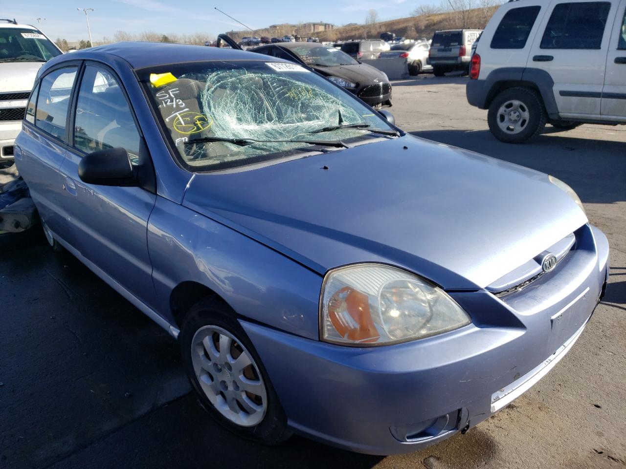 KIA RIO 2004 with VIN KNADC125646300021 - Photo from auction