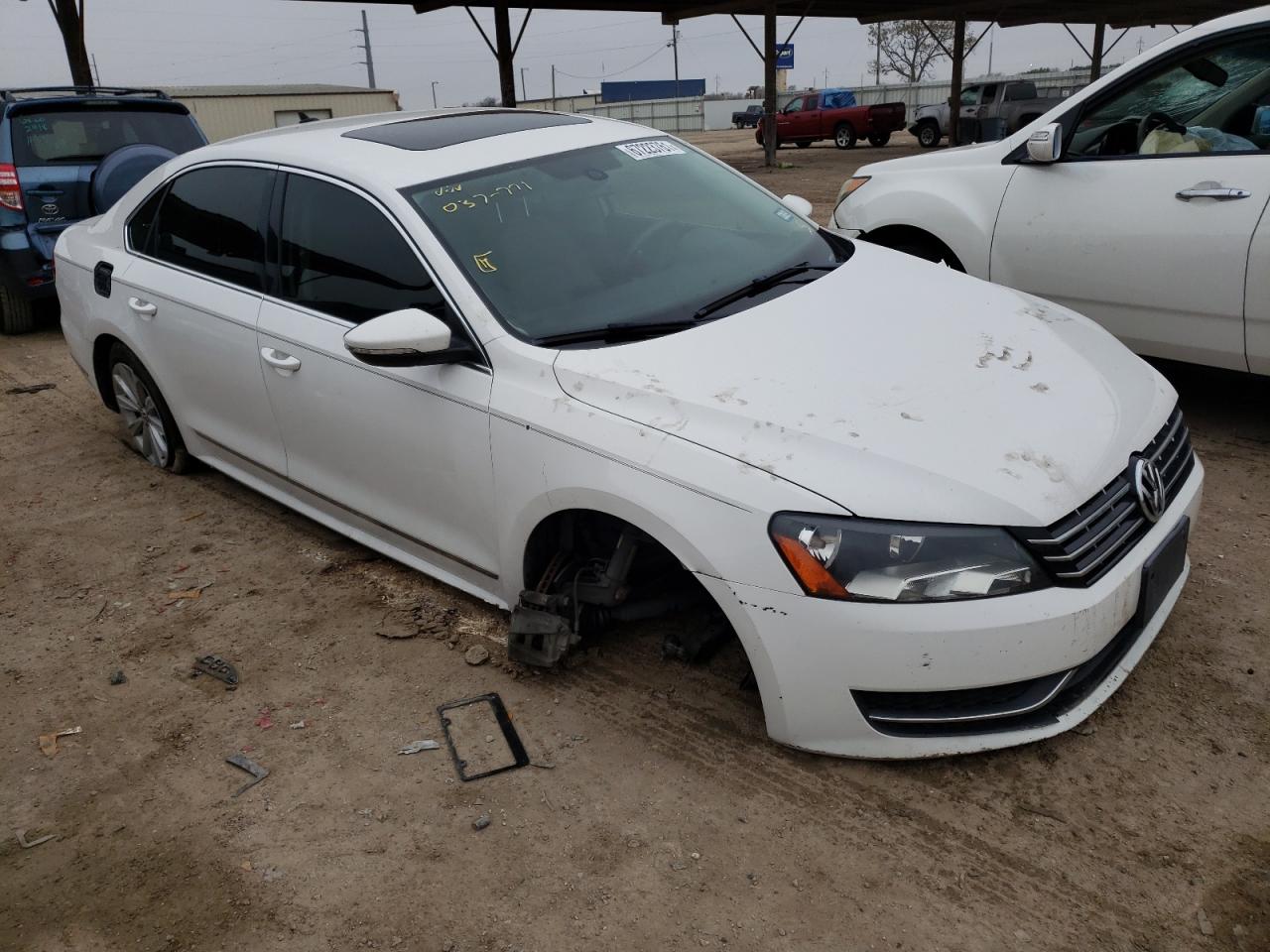 Photo 1 from auction – 2012 VOLKSWAGEN PASSAT SEL with VIN 1VWCH7A34CC037771