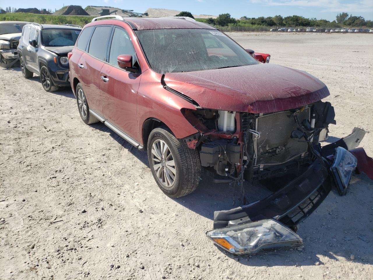 Photo 1 from auction – 2017 NISSAN PATHFINDER with VIN 5N1DR2MNXHC697725