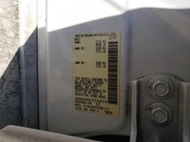Photo 10 from auction – 2014 NISSAN MAXIMA S with VIN 1N4AA5AP4EC451454
