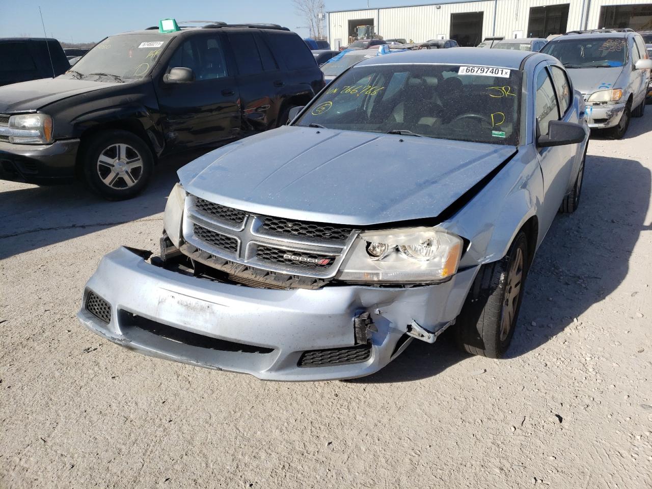 Photo 2 from auction – 2013 DODGE AVENGER SE with VIN 1C3CDZAG8DN766766