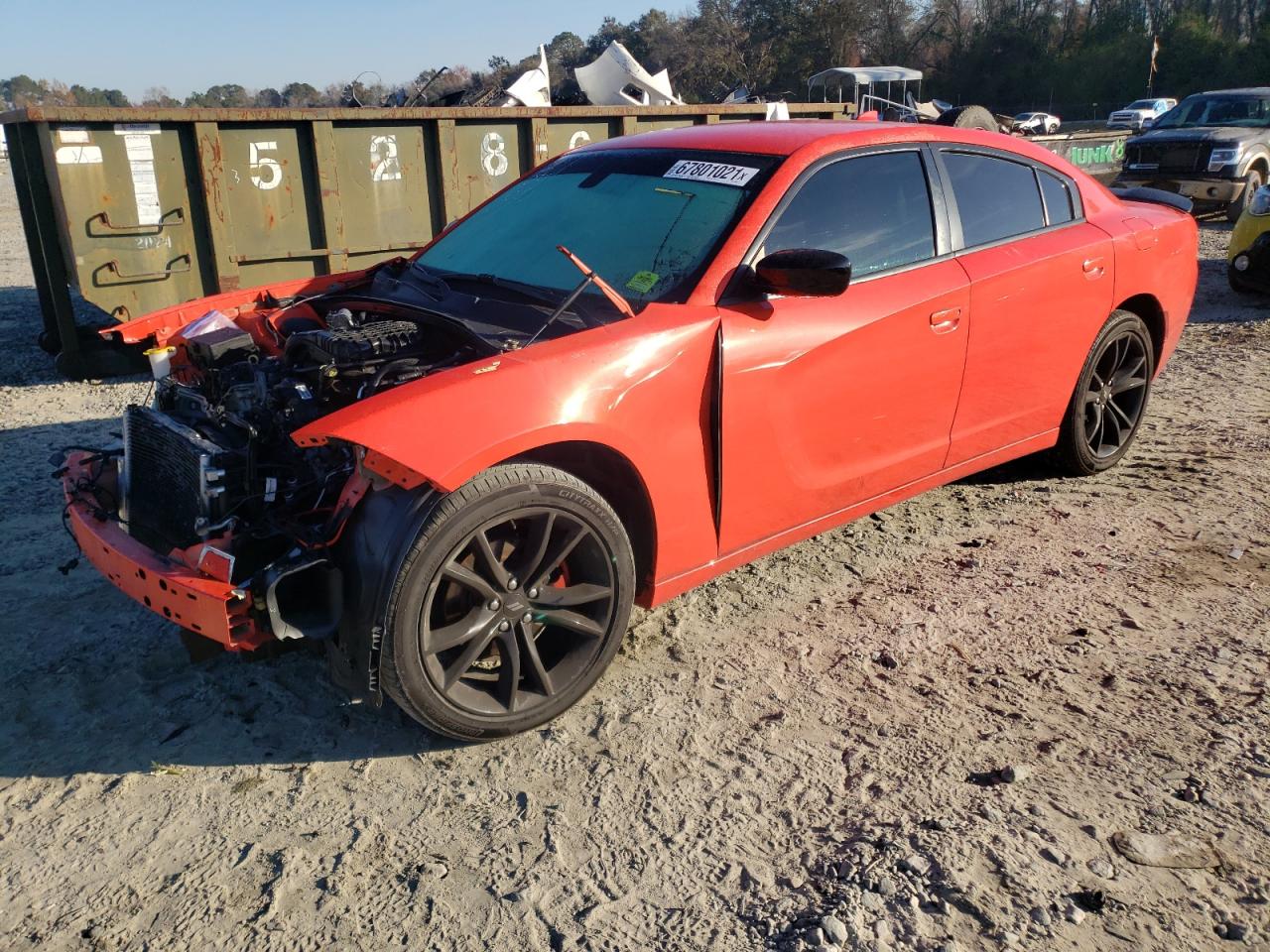 Photo 2 from auction – 2017 DODGE CHARGER SX with VIN 2C3CDXHG2HH515332