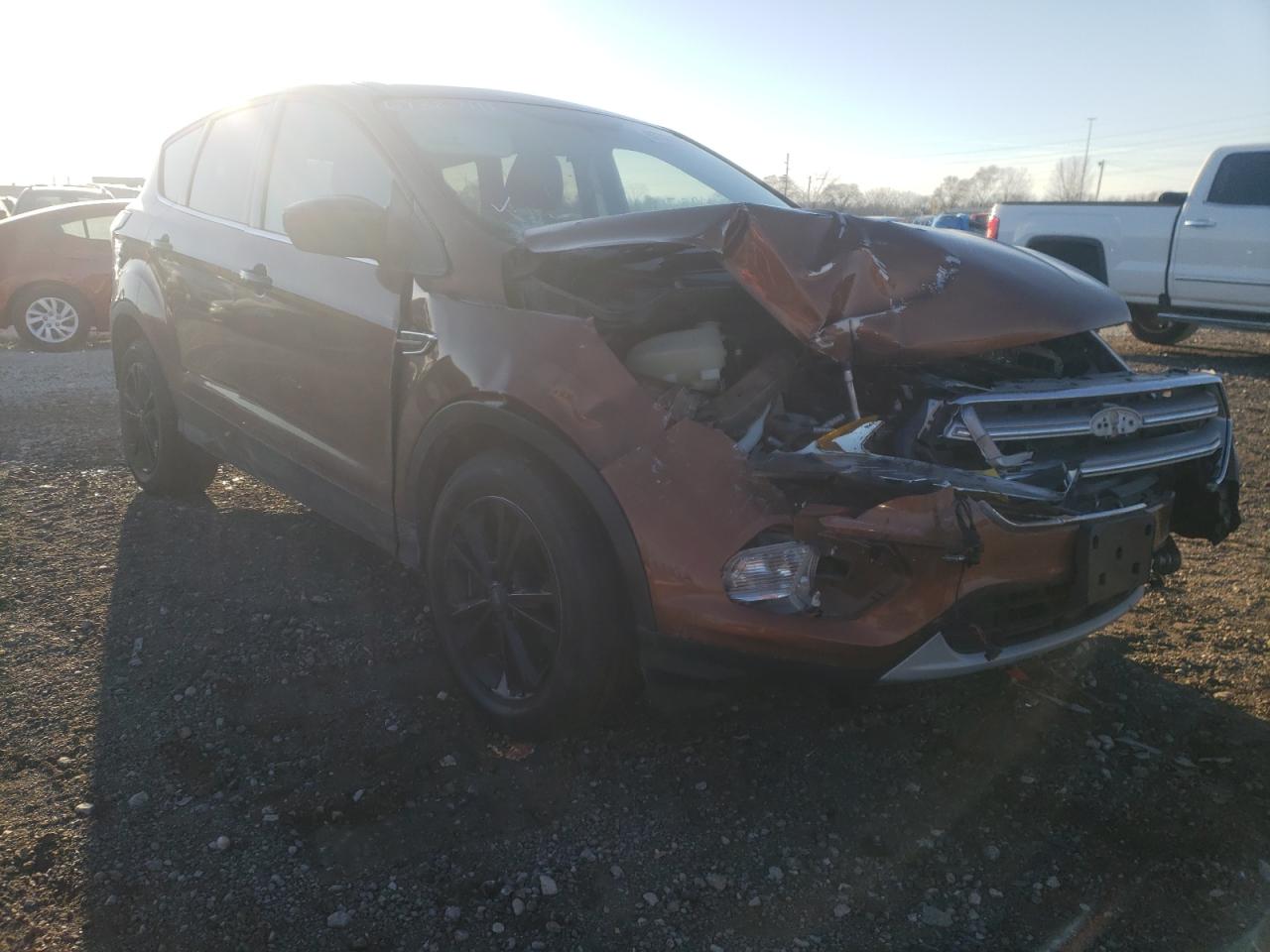 FORD ESCAPE SE 2017 with VIN 1FMCU0GD8HUA40885 - Photo from auction