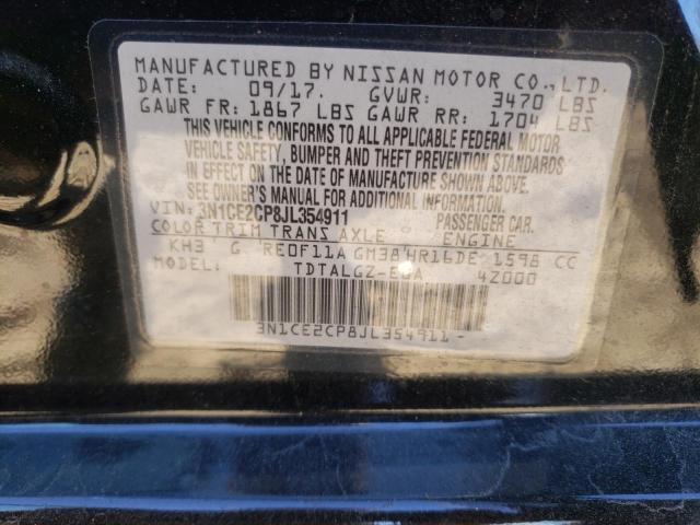 Photo 10 from auction – 2018 NISSAN VERSA NOTE with VIN 3N1CE2CP8JL354911