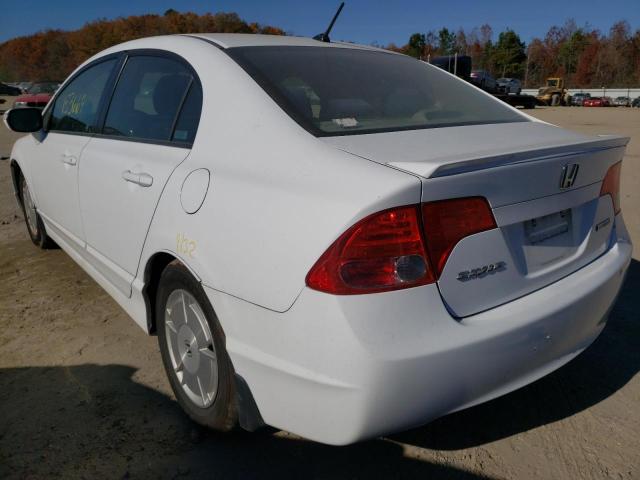 Photo 3 from auction – 2008 HONDA CIVIC HYBR with VIN JHMFA36258S029705