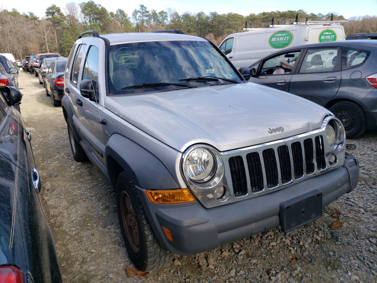 JEEP LIBERTY SP 2007 with VIN 1J4GL48K37W519421 - Photo from auction