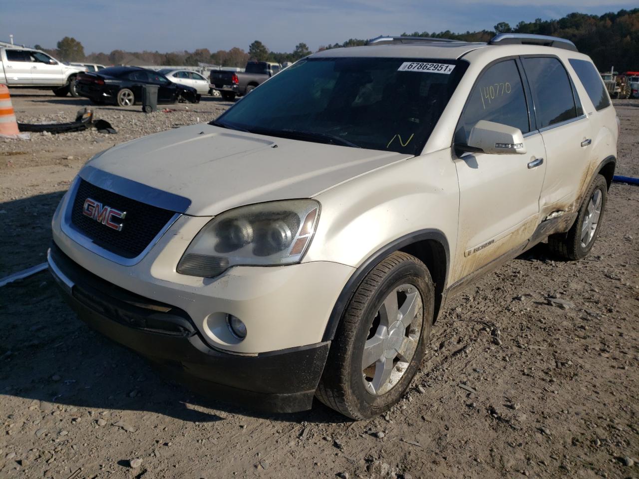 Photo 2 from auction – 2008 GMC ACADIA SLT with VIN 1GKER33788J272098