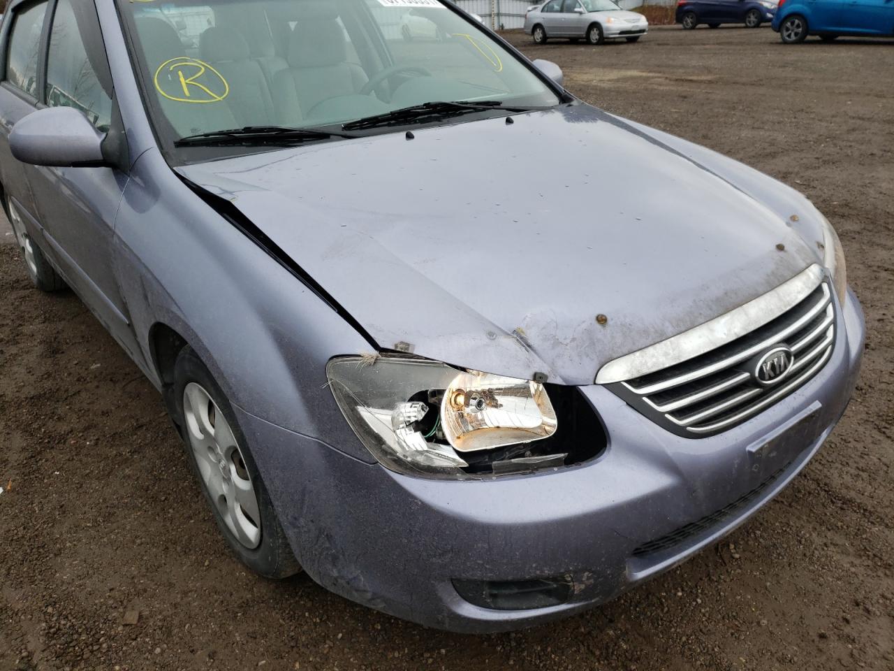 Photo 9 from auction – 2009 KIA SPECTRA SX with VIN KNAFE241295608223