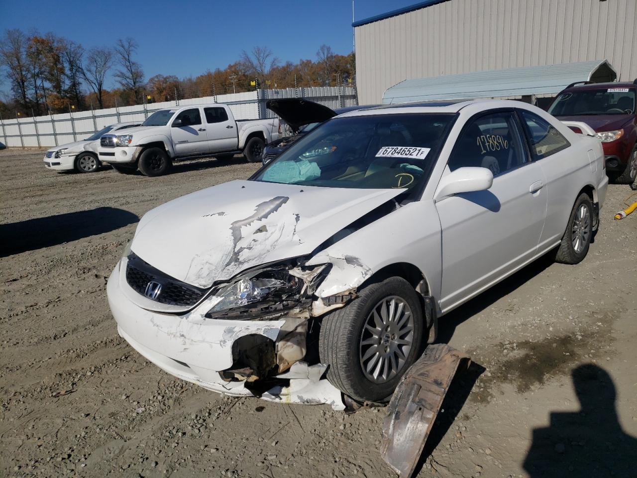 Photo 2 from auction – 2005 HONDA CIVIC EX with VIN 1HGEM22925L003135