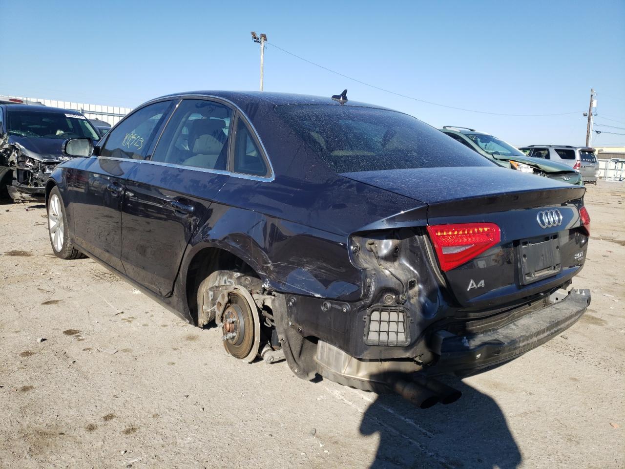Photo 3 from auction – 2013 AUDI A4 PREMIUM with VIN WAUFFAFL7DN034961