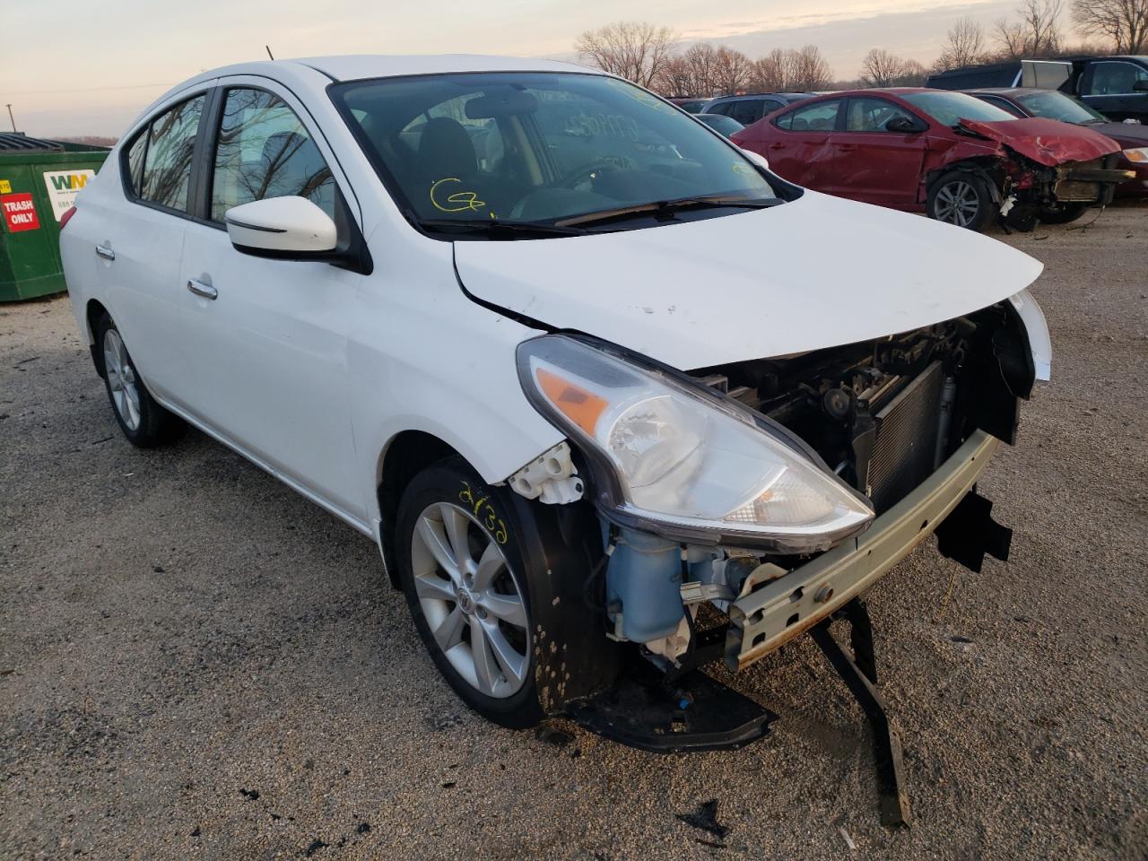 NISSAN VERSA 2015 with VIN 3N1CN7AP6FL894054 - Photo from auction