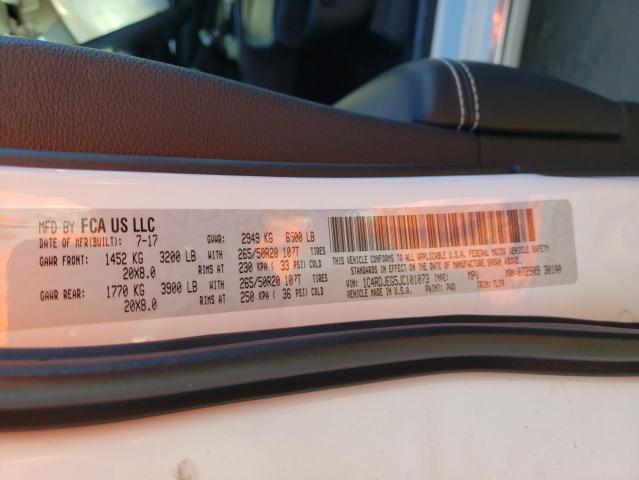 Photo 10 from auction – 2018 DODGE DURANGO CI with VIN 1C4RDJEG5JC101073