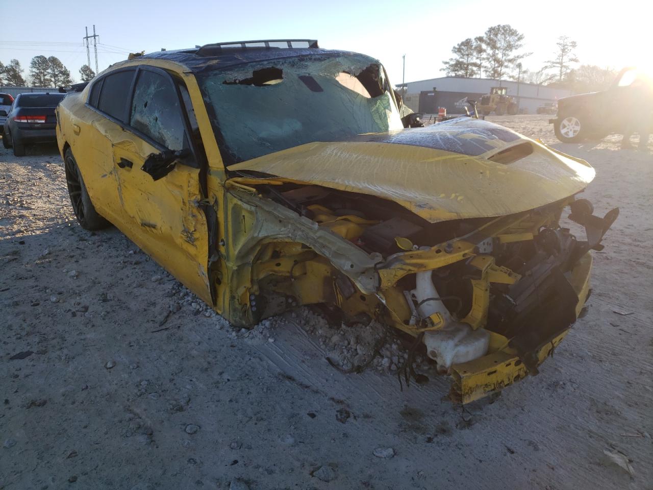DODGE CHARGER R/ 2018 with VIN 2C3CDXGJ2JH188496 - Photo from auction