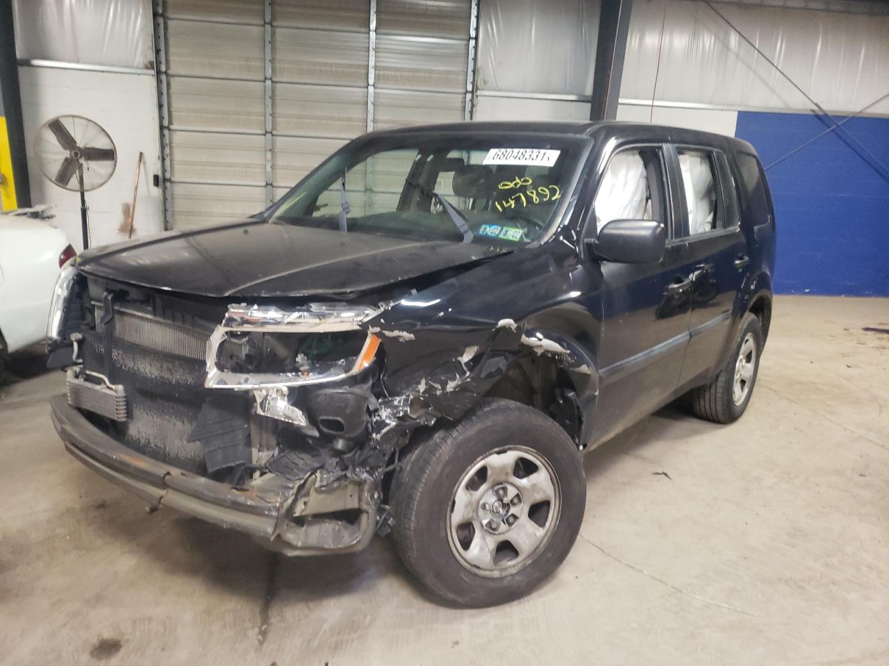 Photo 2 from auction – 2013 HONDA PILOT LX with VIN 5FNYF4H28DB064339