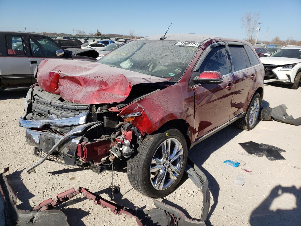 Photo 2 from auction – 2013 FORD EDGE LIMIT with VIN 2FMDK4KC0DBA68163
