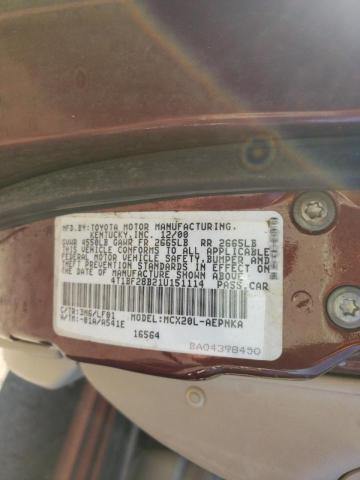 Photo 10 from auction – 2001 TOYOTA AVALON XL with VIN 4T1BF28B21U151114
