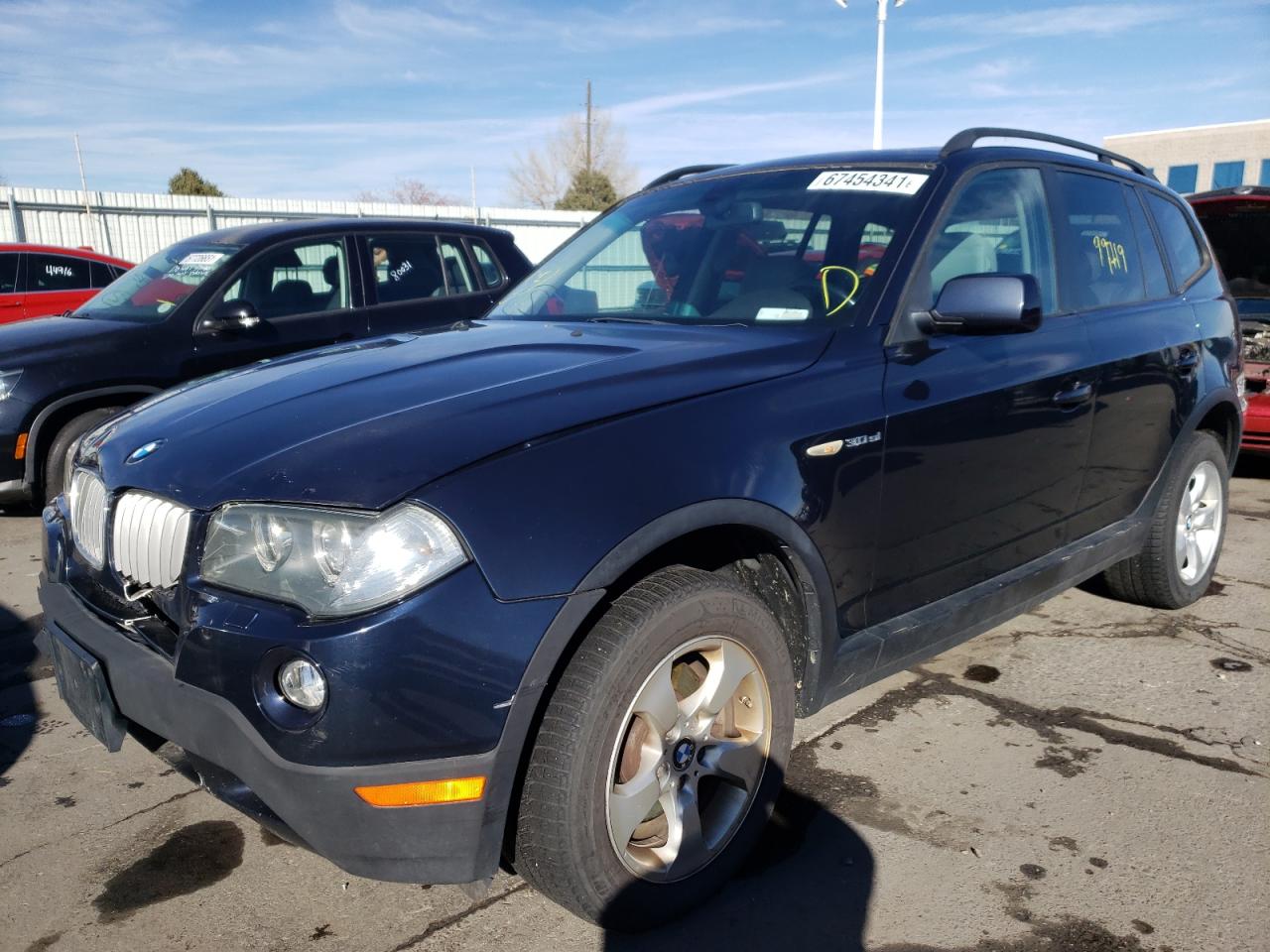 Photo 2 from auction – 2008 BMW X3 3.0SI with VIN WBXPC93488WE79033