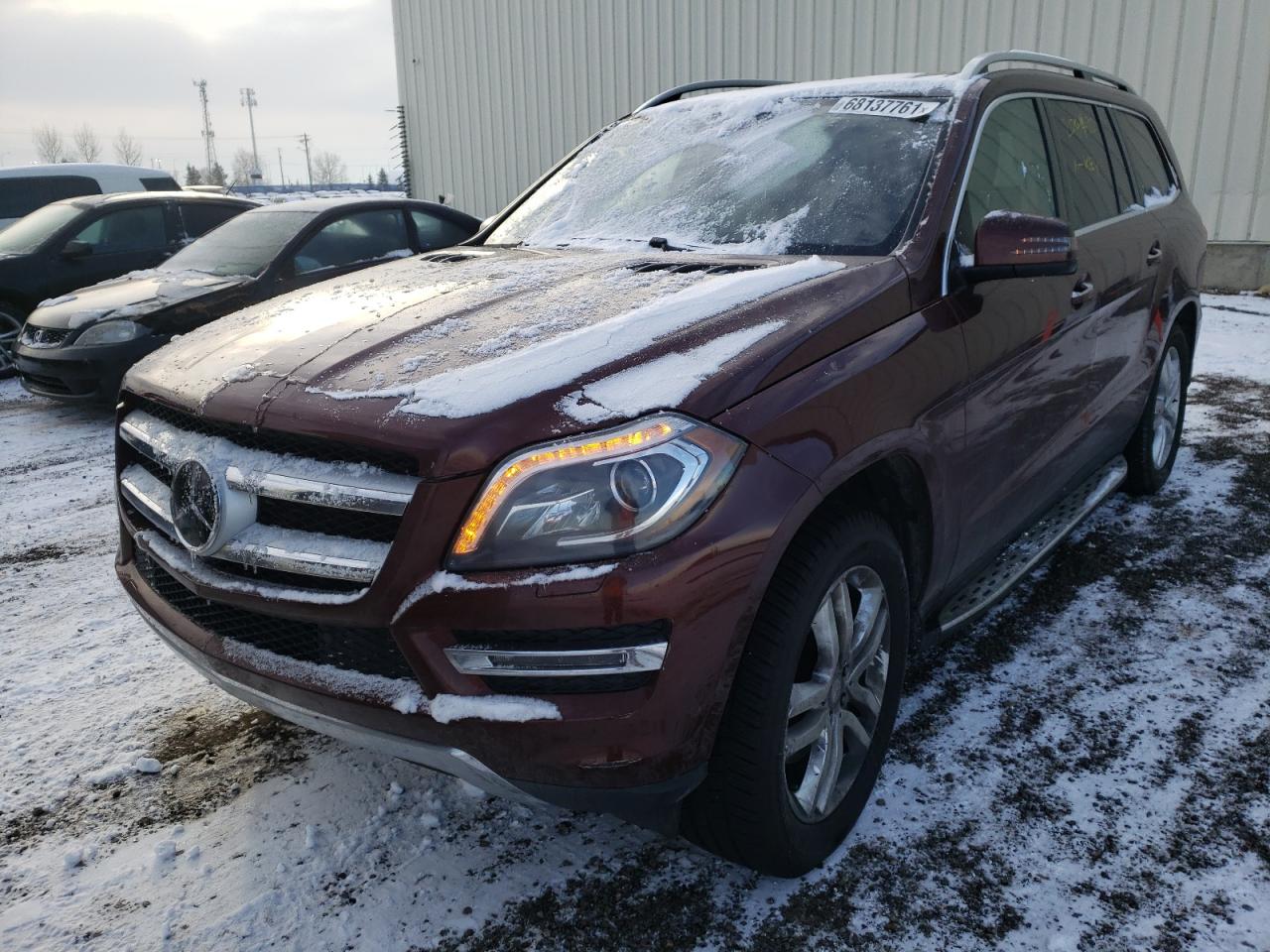 Photo 2 from auction – 2014 MERCEDES-BENZ GL 350 BLU with VIN 4JGDF2EE5EA344825