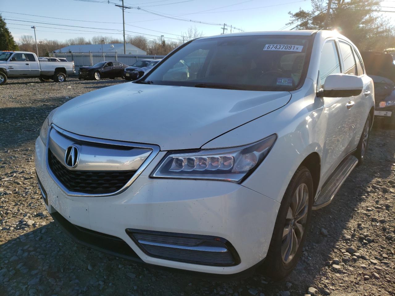 Photo 2 from auction – 2015 ACURA MDX TECHNO with VIN 5FRYD4H45FB016273