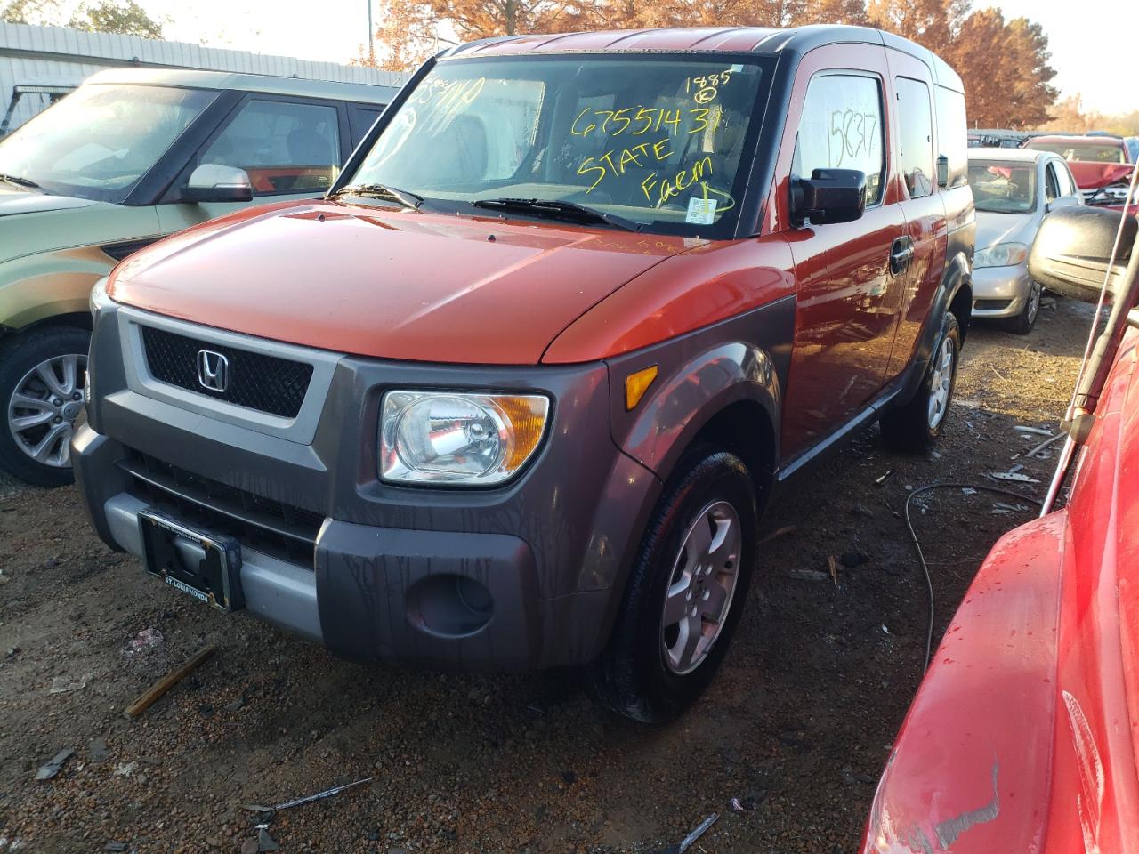 Photo 2 from auction – 2003 HONDA ELEMENT EX with VIN 5J6YH17593L011885