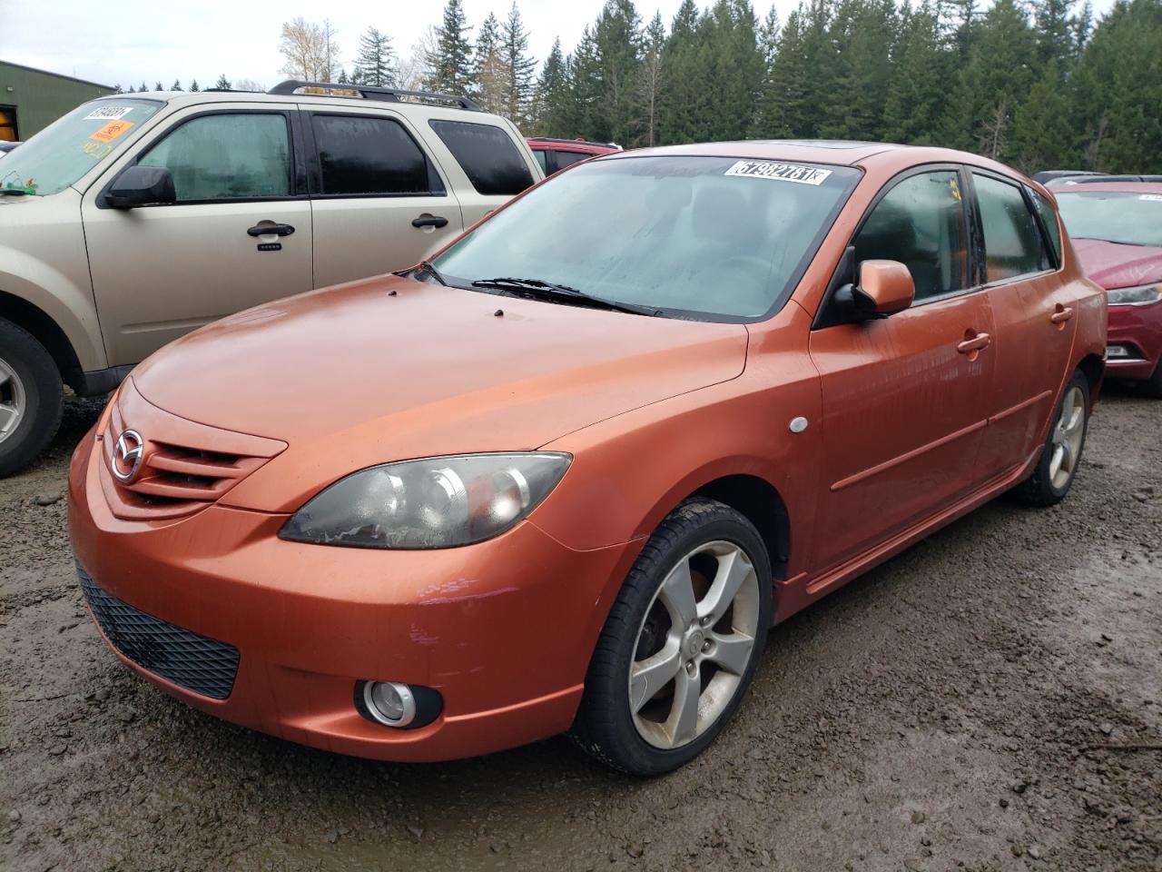 Photo 2 from auction – 2004 MAZDA 3 HATCHBAC with VIN JM1BK343141100813