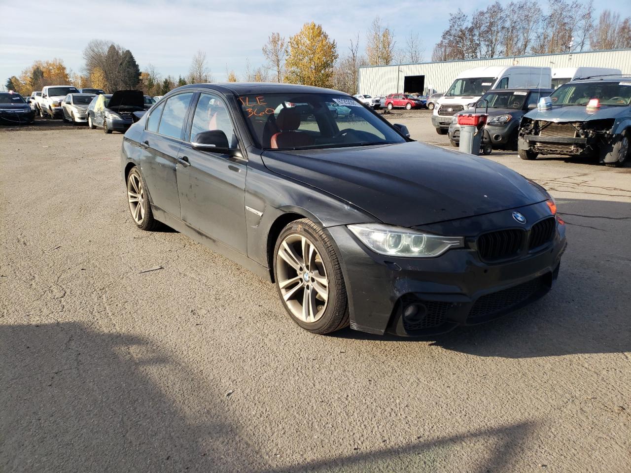 BMW 328 I 2015 with VIN WBA3A5G54FNS87456 - Photo from auction