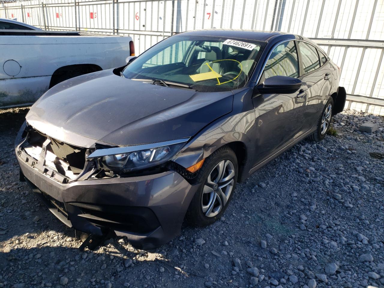Photo 2 from auction – 2017 HONDA CIVIC LX with VIN 19XFC2F5XHE017469