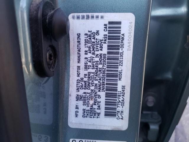 Photo 10 from auction – 2006 TOYOTA COROLLA CE with VIN 1NXBR32E86Z703089