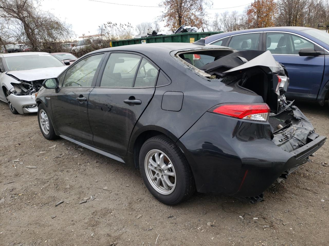 Photo 3 from auction – 2021 TOYOTA COROLLA LE with VIN JTDEAMDE1MJ019771