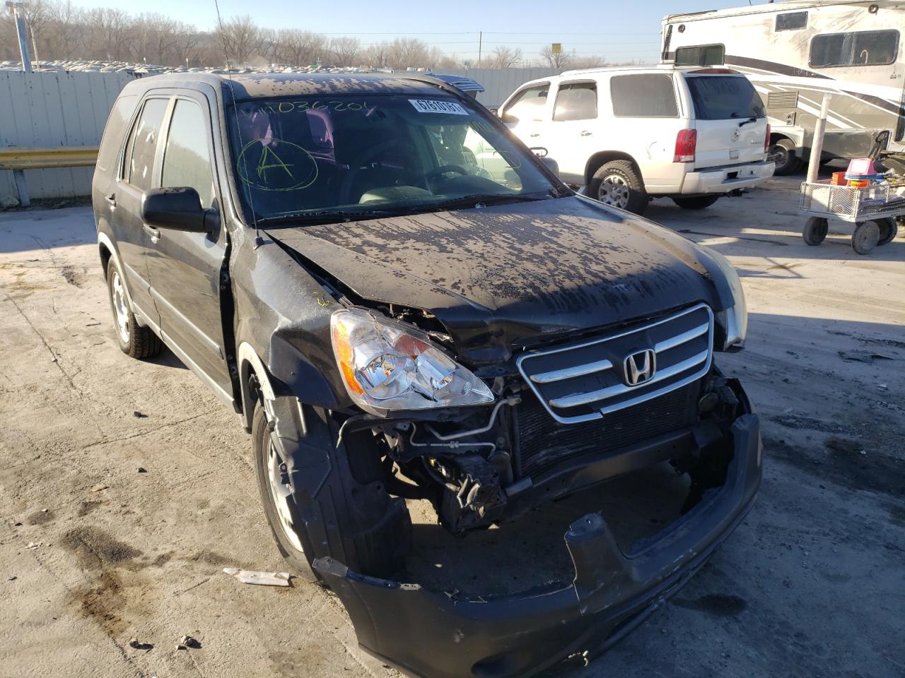 Photo 1 from auction – 2005 HONDA CR-V LX with VIN JHLRD78555C036201