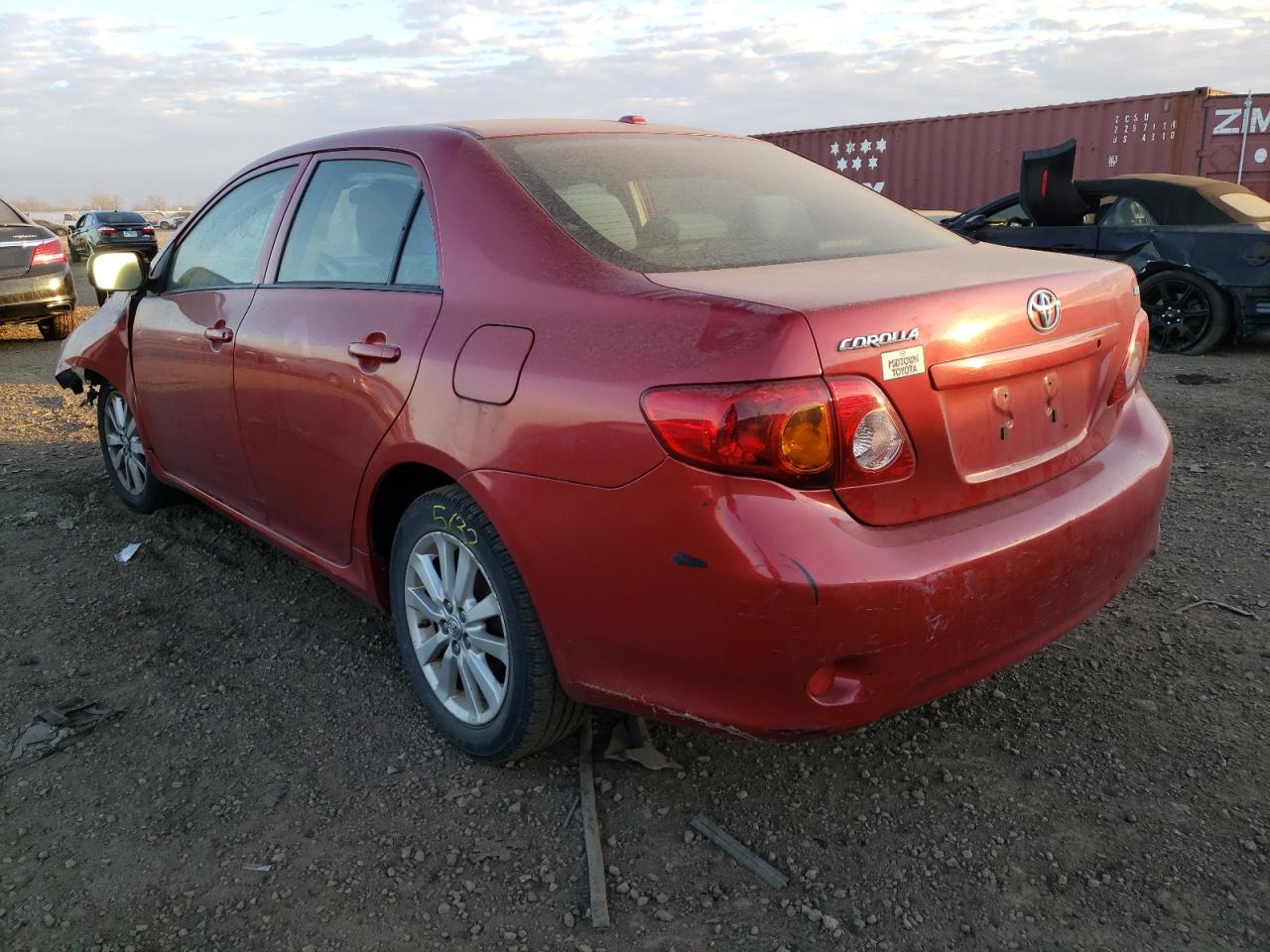 Photo 3 from auction – 2009 TOYOTA COROLLA BA with VIN JTDBL40E59J042402