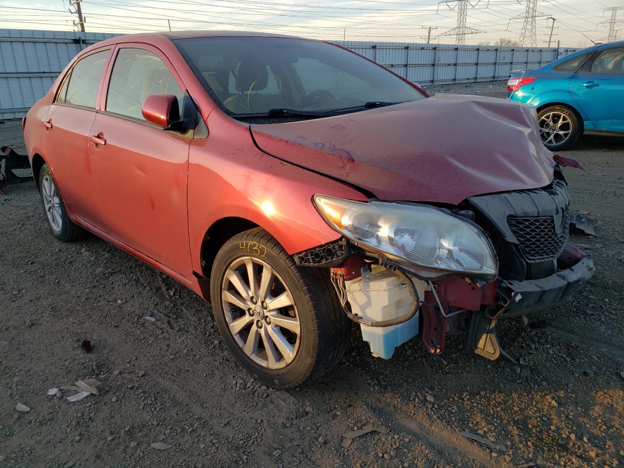 TOYOTA COROLLA BA 2009 with VIN JTDBL40E59J042402 - Photo from auction