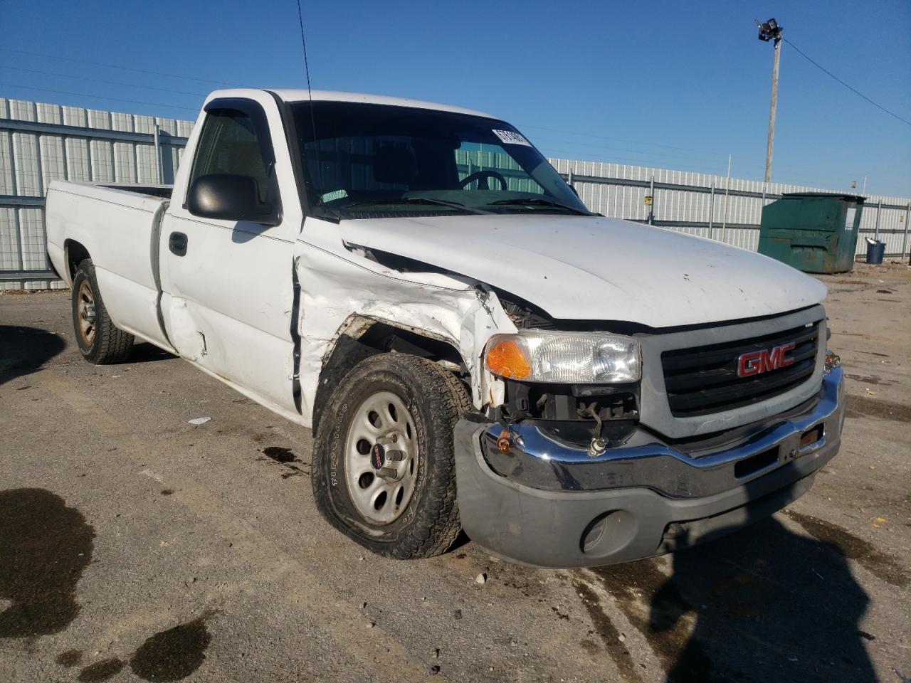GMC NEW SIERRA 2006 with VIN 1GTEC14V86E201598 - Photo from auction
