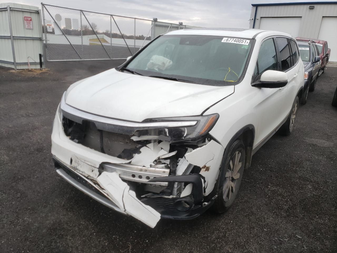Photo 2 from auction – 2020 HONDA PILOT EXL with VIN 5FNYF6H58LB003075