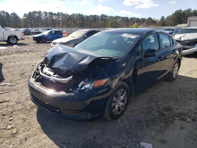Photo 2 from auction – 2012 HONDA CIVIC LX with VIN 2HGFB2F50CH571508