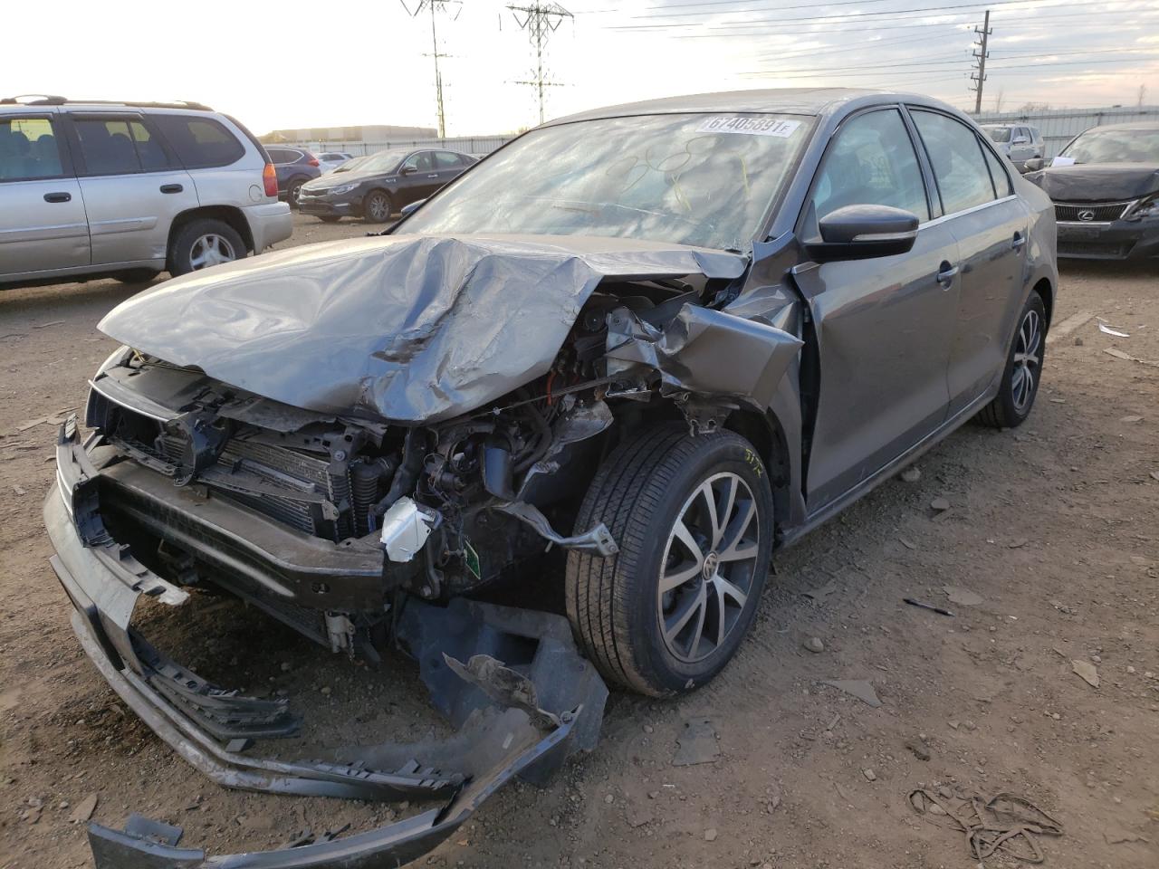 Photo 2 from auction – 2017 VOLKSWAGEN JETTA SE with VIN 3VWDB7AJ0HM312434