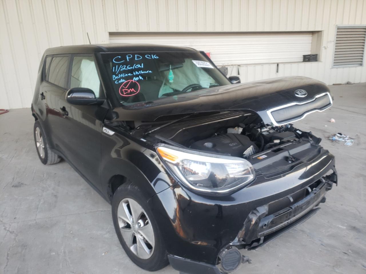 KIA SOUL 2016 with VIN KNDJN2A25G7335256 - Photo from auction