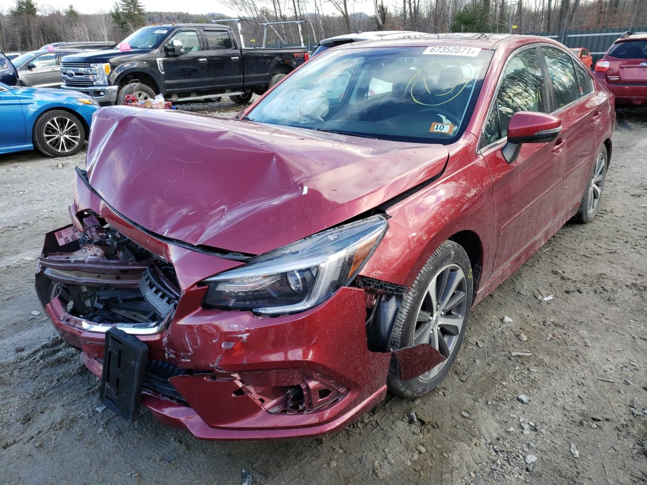 Photo 2 from auction – 2019 SUBARU LEGACY 2.5 with VIN 4S3BNAN62K3037159