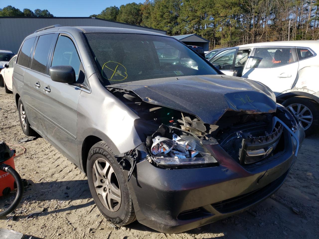 Photo 1 from auction – 2007 HONDA ODYSSEY EX with VIN 5FNRL38437B414649
