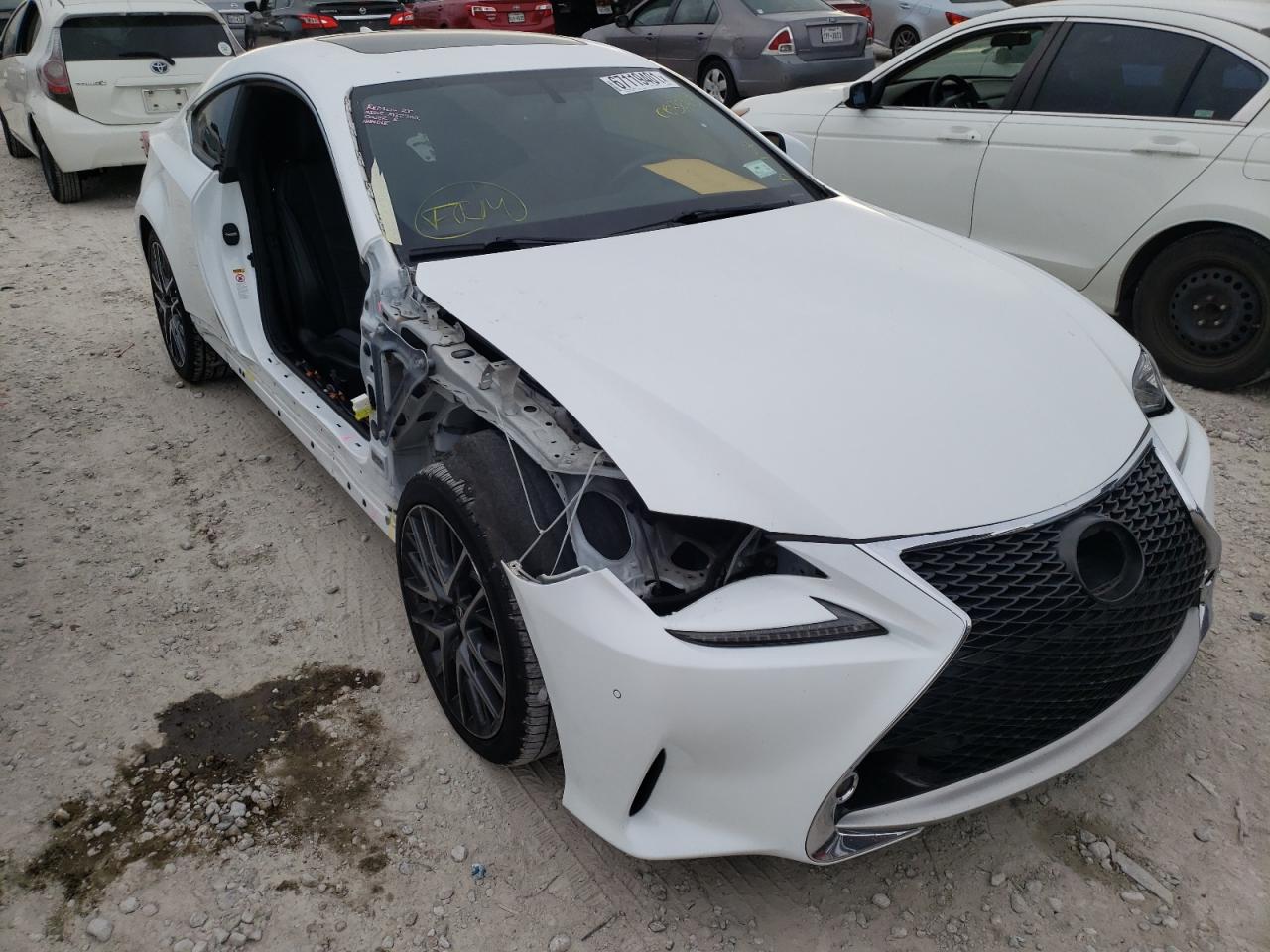 LEXUS RC 350 2015 with VIN JTHHE5BC4F5003843 - Photo from auction