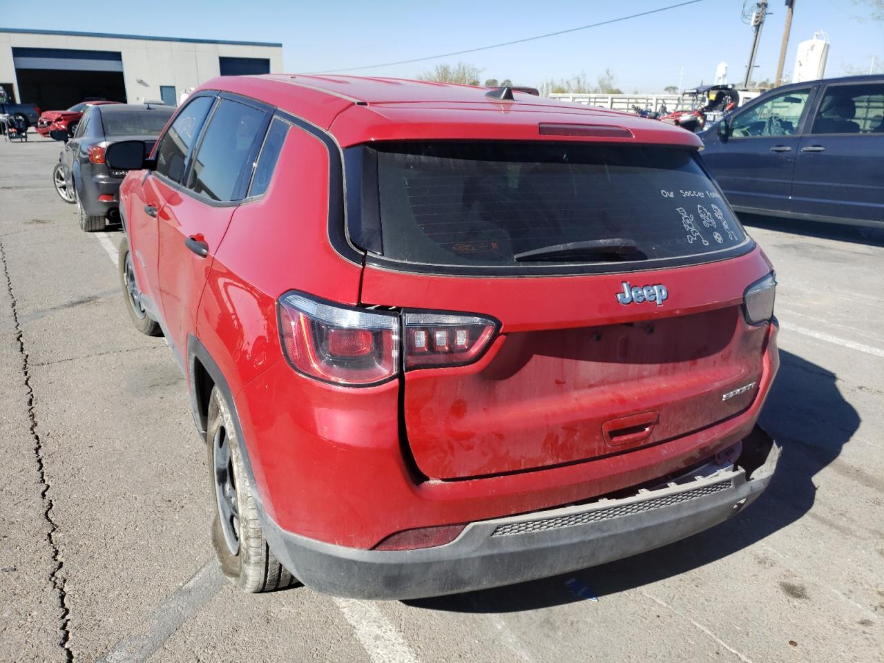 Photo 3 from auction – 2020 JEEP COMPASS SP with VIN 3C4NJCAB1LT125200